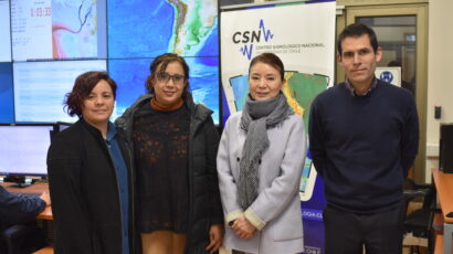 Centro Sismológico Nacional de la U. de Chile recibe la visita de la comitiva internacional de la red APRU